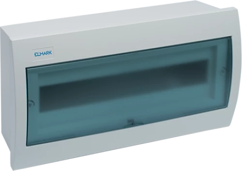 PLASTIC DISTRIBUTION BOX BLUE 12 WAYS FLUSH MOUNT