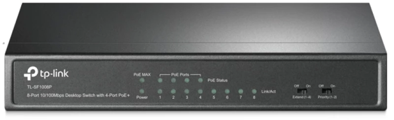 Switch TP-Link SF1008P 4x PoE V5.0