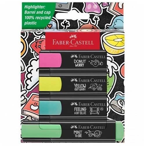 Μαρκαδόροι Υπογράμμισης Faber Castell Σετ 4τμχ