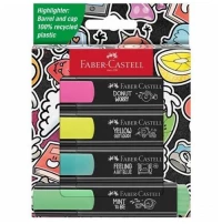Μαρκαδόροι Υπογράμμισης Faber Castell Σετ 4τμχ