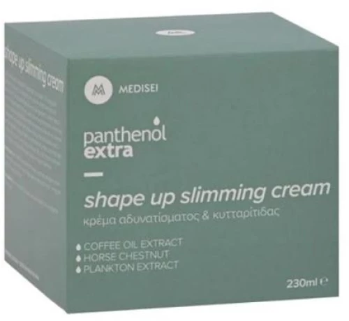 Panthenol Extra Shape Up Slimming Cream Κρέμα Αδυνατίσματος & Κυτταρίτιδας 230 ml
