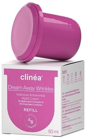 Clinea Dream Away Wrinkles Refill Αντιγηραντική Κρέμα Νυκτός 50ml