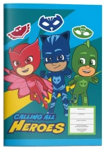 Τετράδιο Καρφίτσα 17x24 PJ Masks 40φ. 000484306