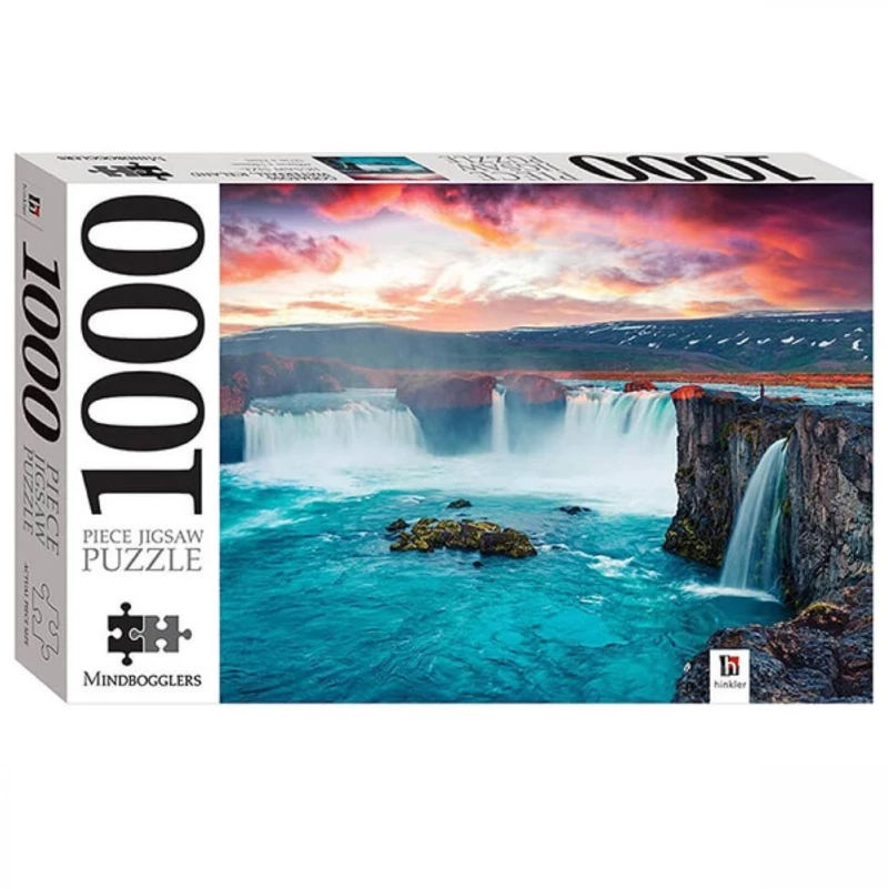 Mindbogglers Jigsaws Godafoss Waterfall Iceland 1000τεμ.