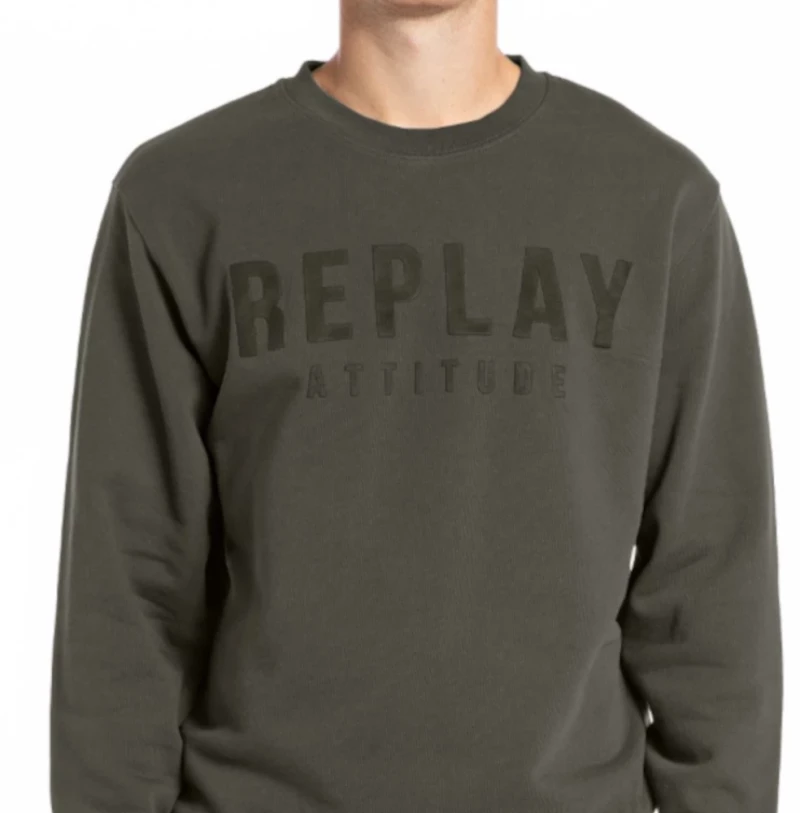 Replay Man Regular Crew Sweatshirt