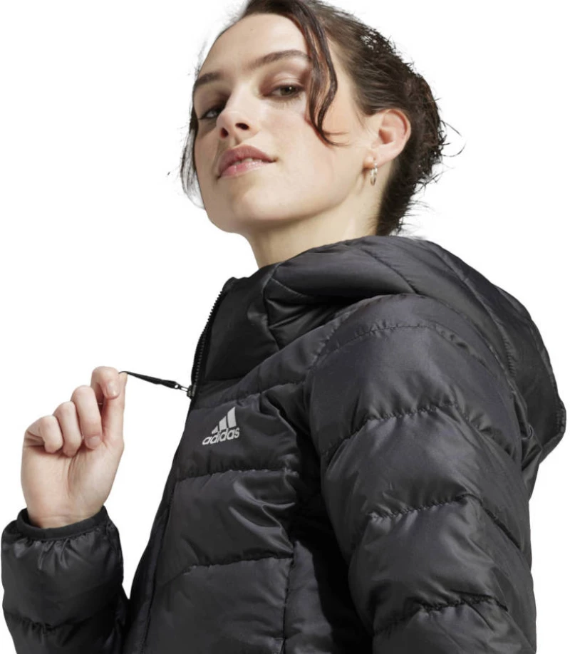 Γυναικείο Puffer Μπουφάν Κοντό Adidas Μαύρο  Μαύρο