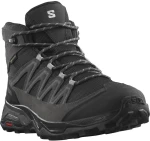 Ανδρικά Ορειβατικά Μποτάκια Salomon X Ward Leather Mid Gtx Phantom / Black / Magnet  Μαύρο