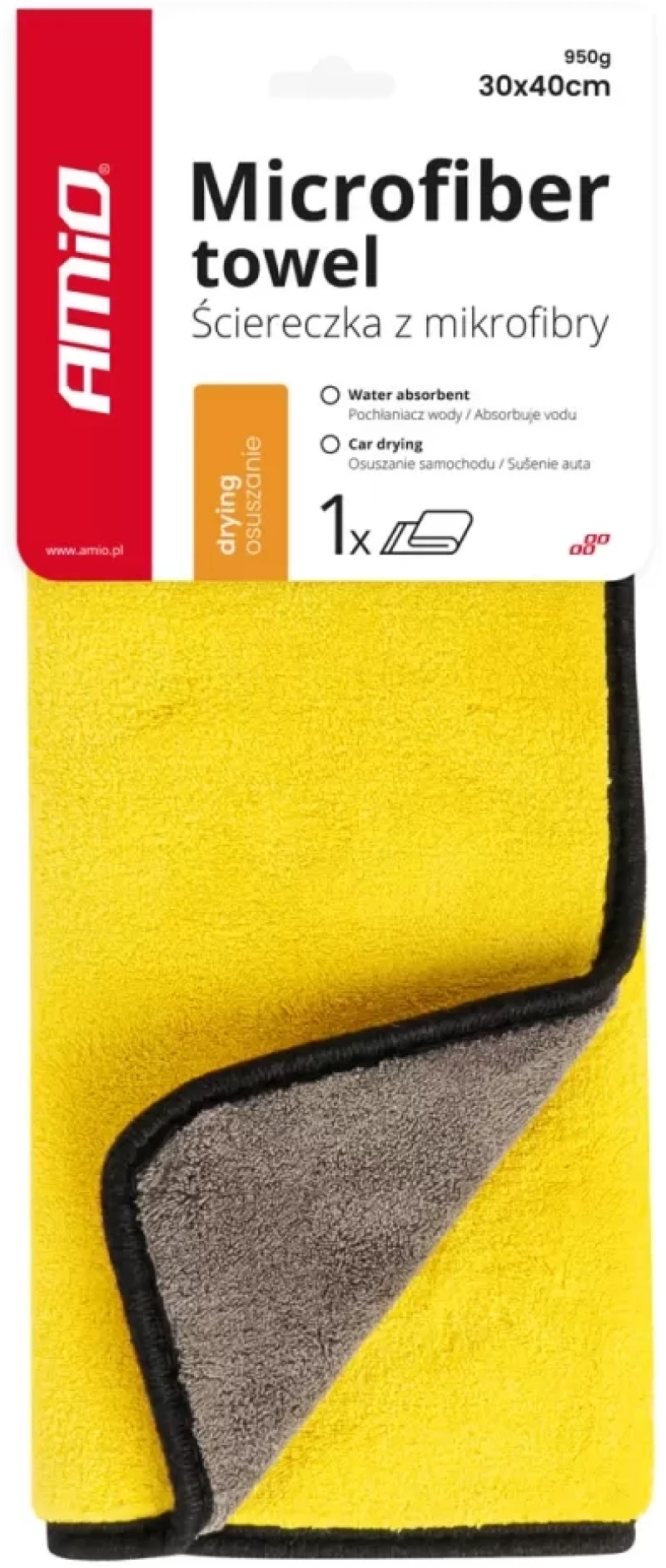 ΠΕΤΣΕΤΑ ΣΤΕΓΝΩΜΑΤΟΣ ΜΙΚΡΟΦΙΜΠΡΑ 40x60cm 950gr/m2  ΑΜΙΟ - 1 ΤΕΜ. 03756/AM