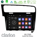 Clarion GL700 Lite Series 8Core Android11 2+32GB VW GOLF 7 Navigation Multimedia Tablet 10" Με Carplay & Android Auto U-G72L-VW0003PB