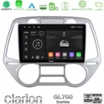 Clarion GL700 Series 8Core Android13 4+64GB Hyundai i20 2009-2012 Auto A/C Navigation Multimedia Tablet 9" Με Carplay & Android  U-GL7-HY0709