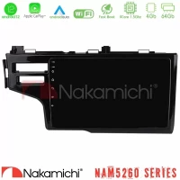 Nakamichi NAM5260 Series 4Core Android12 4+64GB Honda Jazz 2013-2020 Navigation Multimedia Tablet 9" Με Carplay & Android Auto U-N44-HD0651
