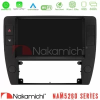 Nakamichi NAM5260 Series 4Core Android12 4+64GB VW Passat B5 2001-2005 Navigation Multimedia Tablet 9" Με Carplay & Android Auto U-N44-VW1370