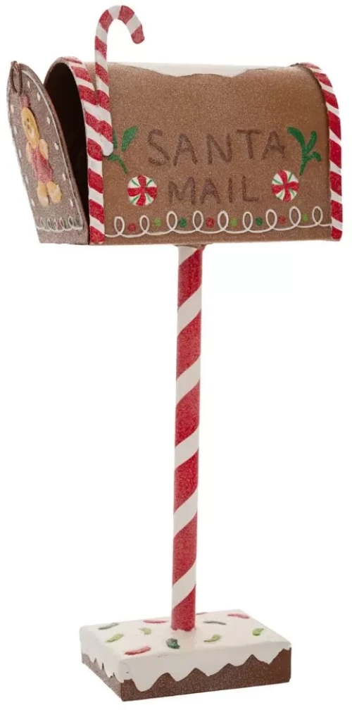GINGERBREAD ΜΕΤΑΛΛΙΚΟ ΓΡΑΜΜΑΤΟΚΙΒΩΤΙΟ 14Χ9Χ36ΕΚ 87205