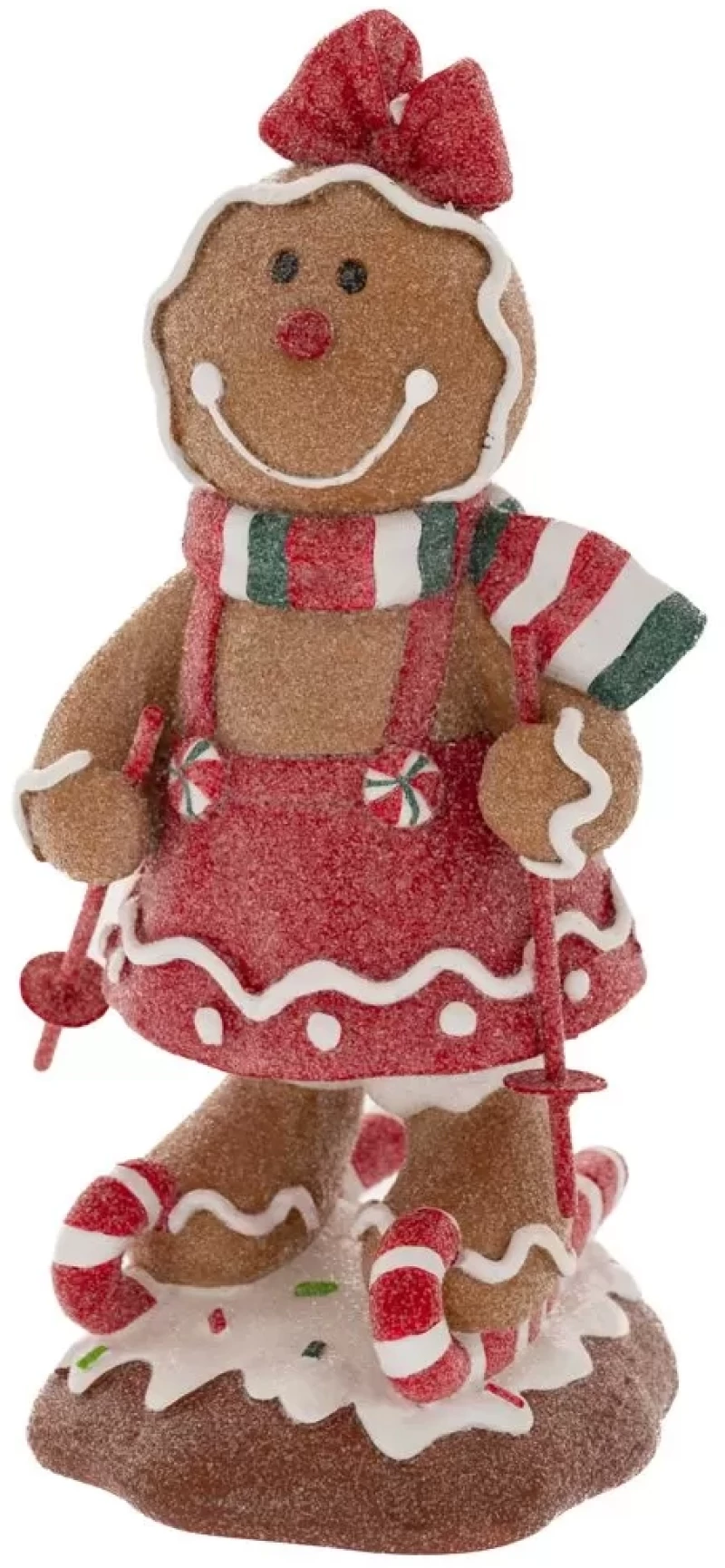 ΚΟΚΚΙΝΟ ΠΟΛΥΡΕΖΙΝ GINGERBREAD ΚΟΡΙΤΣΙ 11Χ11Χ22ΕΚ 87197