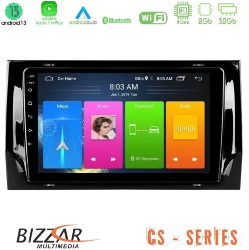 Bizzar CS Series 4Core Android13 2+32GB Skoda Kodiaq 2017- Navigation Multimedia Tablet 10" U-CS-SK0187