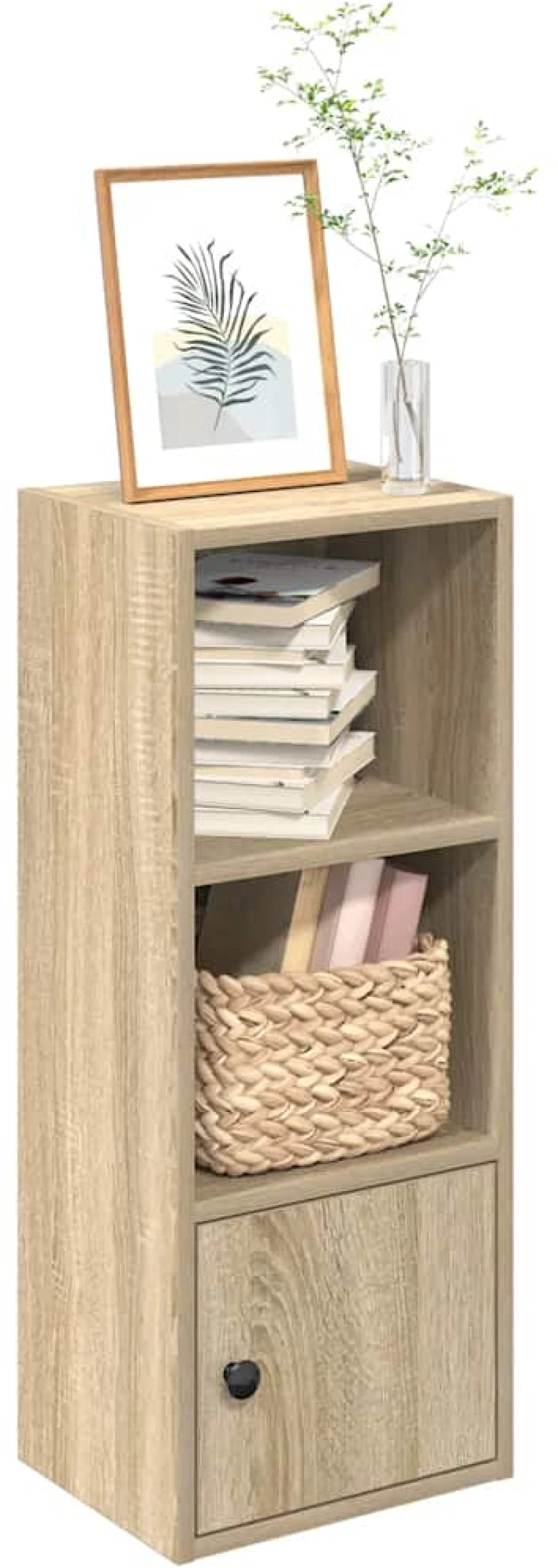 Βιβλιοθήκη Sonoma Δρυς 31x24x77 εκ. από Επεξεργασμένο Ξύλο Sonoma Δρυς 860330