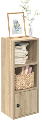 Βιβλιοθήκη Sonoma Δρυς 31x24x77 εκ. από Επεξεργασμένο Ξύλο Sonoma Δρυς 860330