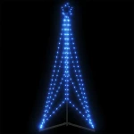 Χριστουγεννιάτικο δέντρο με φως 363 LED μπλε 182 cm Μπλε 4016410