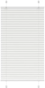 Πλισέ περσίδα Λευκό 70x100 cm Πλάτος υφάσματος 69,4 cm Λευκό 4015477