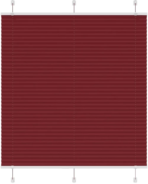 Πλισέ περσίδα Μπορντό κόκκινο 120x150 cm Πλάτος υφάσματος Μπορντό 4015249