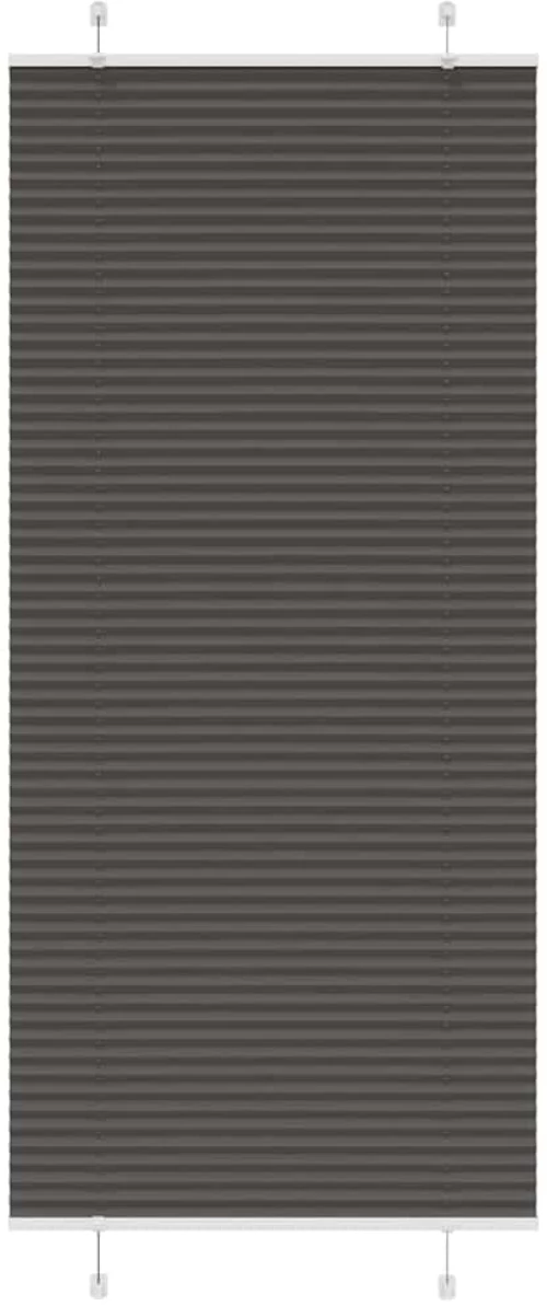 Πλισέ περσίδα Μαύρο 85x200 cm Πλάτος υφάσματος 84,4 cm Μαύρο 4015157