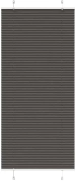 Πλισέ περσίδα Μαύρο 85x200 cm Πλάτος υφάσματος 84,4 cm Μαύρο 4015157