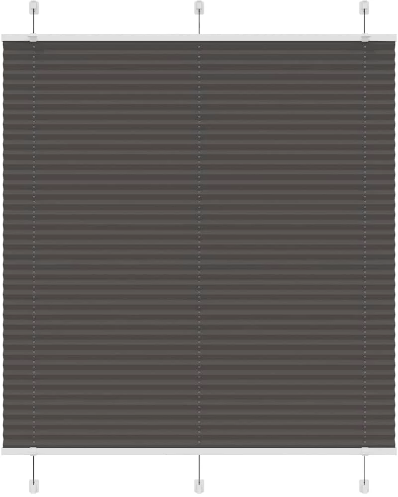 Πλισέ περσίδα Μαύρο 115x150 cm Πλάτος υφάσματος 114,4 cm Μαύρο 4015146