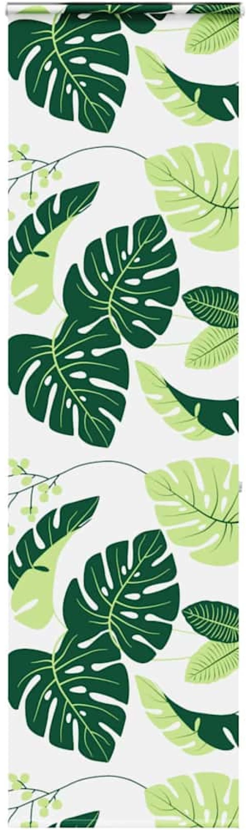 Κουρτίνα Μπάνιου Ρολό κασέτα 80x240 εκ. Πλάτος υφάσματος 76 εκ. green leaves 4014966