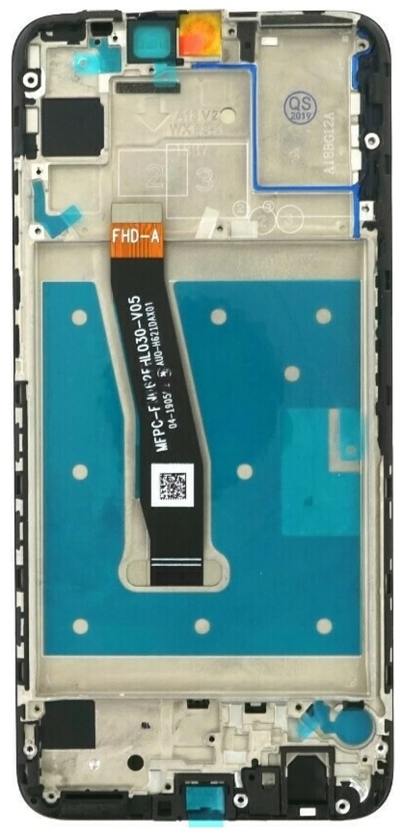 LCD and Touch Screen Digitizer Replacement with Frame for Huawei P Smart 2019