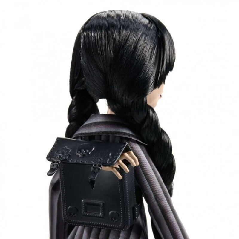 MONSTER HIGH ΣΥΛΛΕΚΤΙΚΗ ΚΟΥΚΛΑ WEDNESDEY ADDAMS NEVERMORE ACADEMY UNIFORM- HXJ04