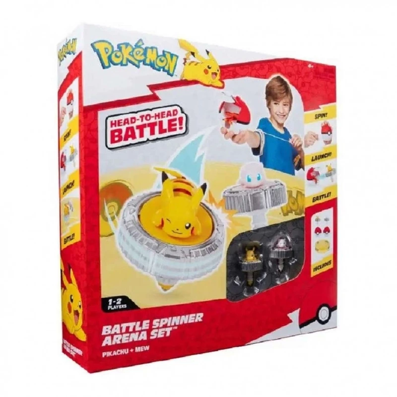 POKEMON BATTELE SPINNER 2TEM. ΜΕ ΦΙΓΟΥΡΑ ΚΑΙ ΑΡΕΝΑ- JW004402