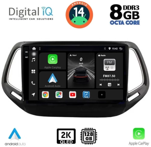 DIGITAL IQ BXF 8278_CPAA (10inc) MULTIMEDIA TABLET for JEEP COMPASS mod. 2016-2021 DIQ_BXF_8278