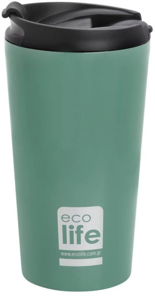 Ποτήρι Θερμός Ecolife - Light Blue Coffee Thermos 370ml