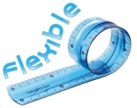Χάρακας πλαστικός FLEXI KEYROAD 20cm