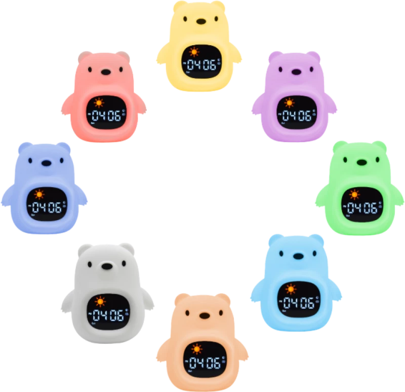 Kiddoboo SoundGlow Bear Διαδραστικό ξυπνητήρι και φωτάκι νυκτός!