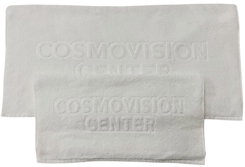 Βαμβακερή Λευκή Δίκλωνη Πετσέτα με Ενδοΰφανση Corin Μπάνιου | 70x140cm Άσπρο