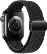 Tech-Protect Nylonmag Strap for Apple Watch 4 / 5 / 6 / 7 / 8 / 9 / SE / Ultra 1 / 2 (42 / 44 / 45 / 49 MM) - Black