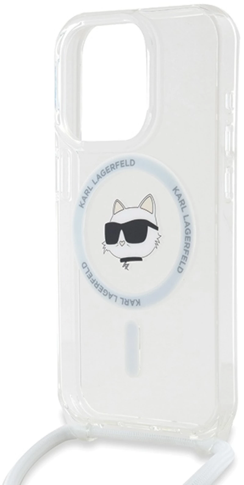 Karl Lagerfeld IML Choupette Head & Cord MagSafe case for iPhone 14 Pro - transparent
