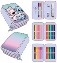Disney Stitch triple pencil case