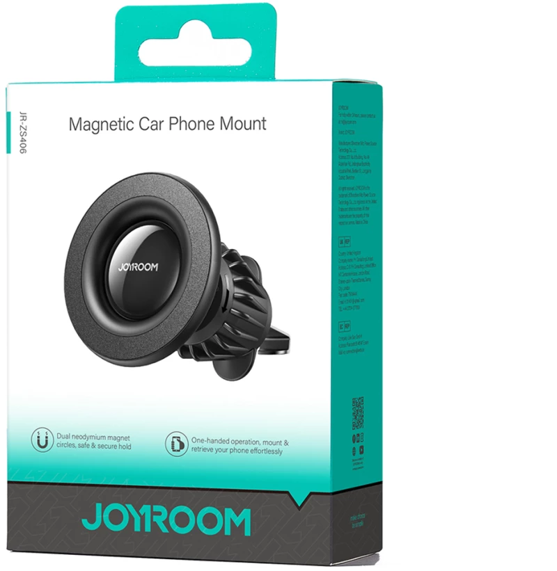 Joyroom JR-ZS406 magnetic car air vent holder - black