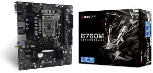 Biostar B760MX2-E D4 motherboard Intel B760 LGA 1700 micro ATX