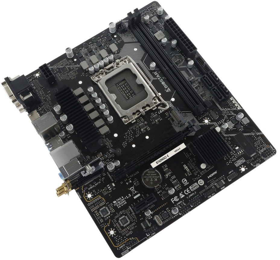 Biostar B760MX2-E D4 motherboard Intel B760 LGA 1700 micro ATX