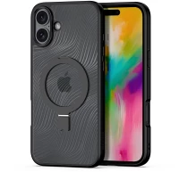 Dux Ducis Aimo Mag case with MagSafe and stand for iPhone 16 - black