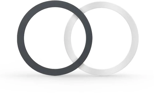 Tech-Protect MagMat MagSafe magnetic ring universal - black / silver (2 pcs.)