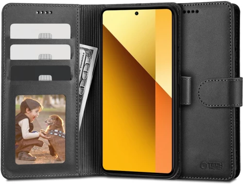 Tech-Protect Wallet Case for Xiaomi Redmi Note 13 5G - Black