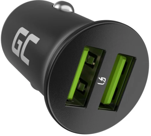 Green Cell Car Charger GC PowerRide Nano36 36W 6A 2x USB-A