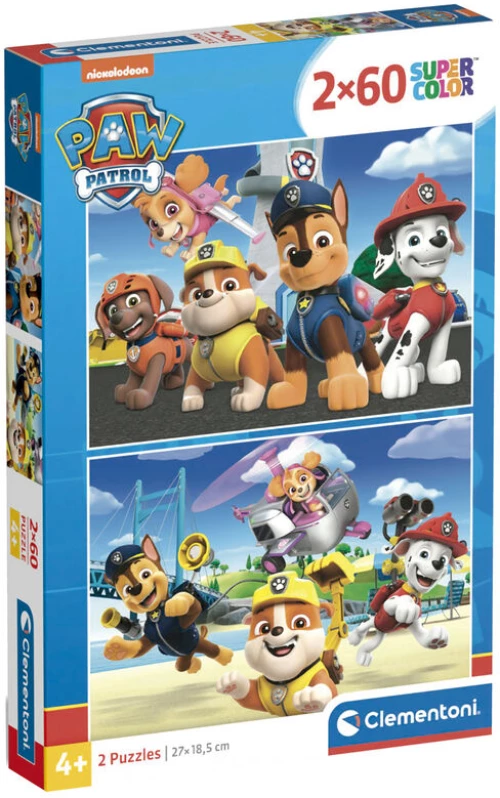 Paw Patrol puzzle 2x60pcs
