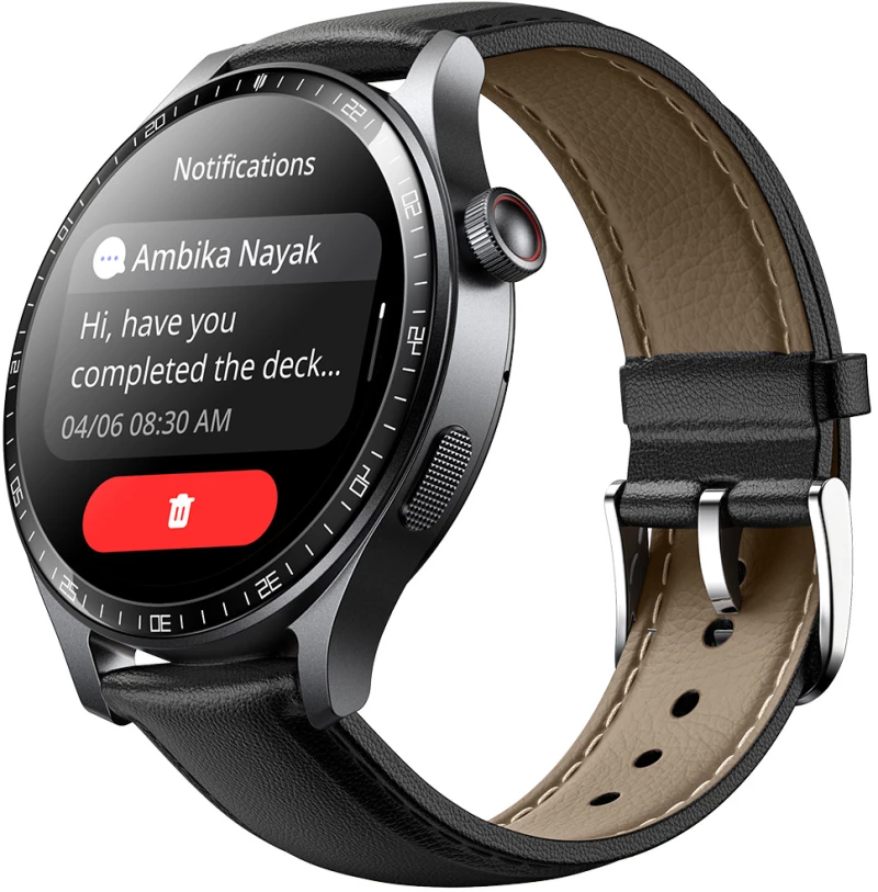 Joyroom Classic Series JR-FC2 Pro Smartwatch with Call Answering Function - Dark Gray