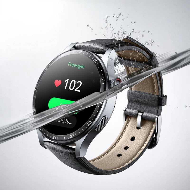 Joyroom Classic Series JR-FC2 Pro Smartwatch with Call Answering Function - Dark Gray