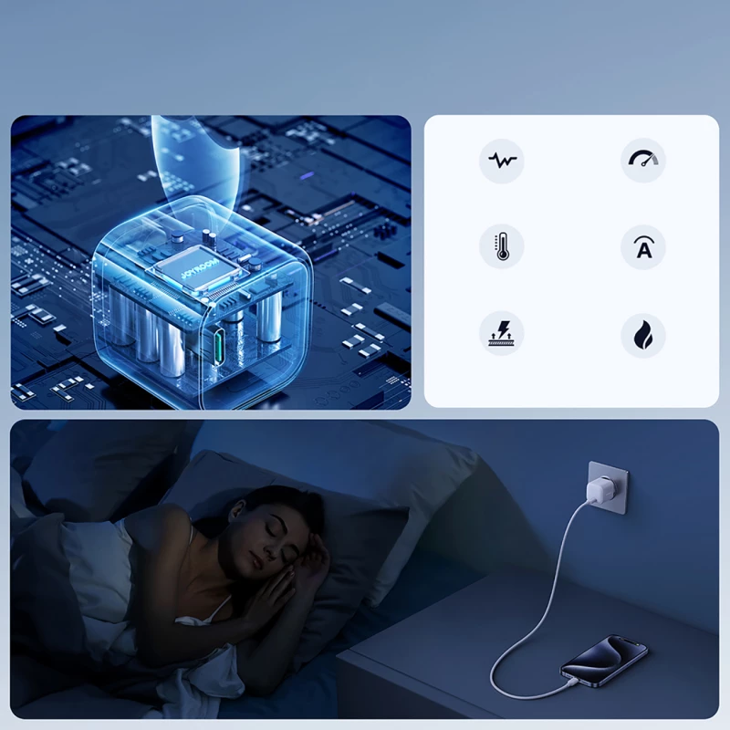 Joyroom JR-TCG08 GaN 20W Power Delivery Wall Charger - White